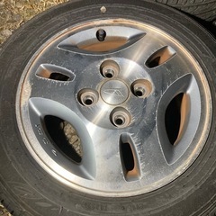 ◯l900s純正　155/65r13 22年溝ほぼ新品9山4本◯の画像