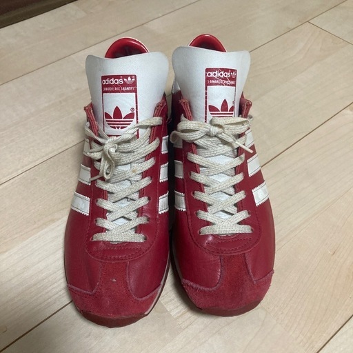 靴　スニーカー　ビンテージ　90's    adidas アディダス　カントリー　AC1920    1998年製　激レア