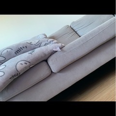 カウチソファー　グレー　　北欧の画像