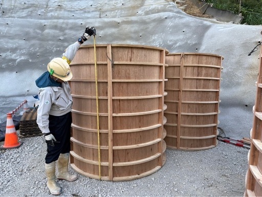 新品！円柱型枠