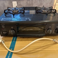 パロマ 2口ガスコンロ IC-S37-R LP（2019年製）