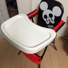 ハイチェア スタイリッシュ・ミッキーマウス