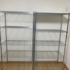 格安【今月まで】スチールラック　セット