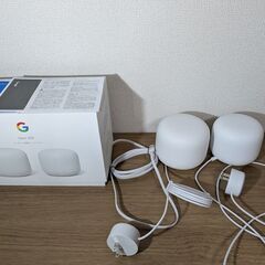 google NestWifiルーターと拡張ポイントパックとEc...