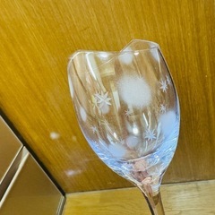 冬を彩る ワイングラス × 2脚セットの画像
