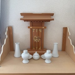 【無料にしました】神棚　一式セット　年始のお祀りに　お札以外全て...