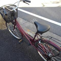 中古自転車３３３０　２４インチ　ギヤなし　ダイナモライトの画像