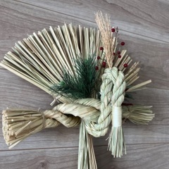【嘉門工芸】鶴のしめ縄飾り(昨年購入分)の画像