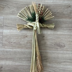 【嘉門工芸】鶴のしめ縄飾り(昨年購入分)
