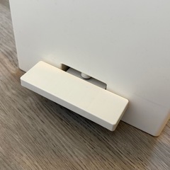KEYUCA両開きダストボックス LL（42L）ホワイト ゴミ箱の画像