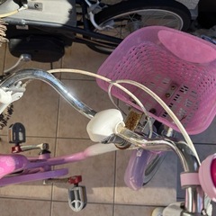 子供用自転車　ディズニープリンセス　の画像