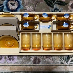 【未使用】石塚硝子 アデリア アデレックス カップ グラスセット