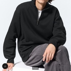 GU ハーフジップ　長袖　Lサイズの画像