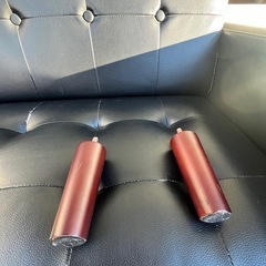 2人掛けソファー　雑誌収納ポケットあり　の画像