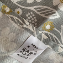 新品　花柄エプロン　の画像