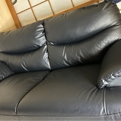 ニトリ2人掛けソファーの画像