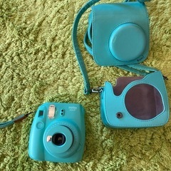チェキ　instagram mini8➕　ミントグリーン　 中古　の画像