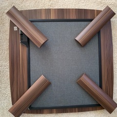 フラットヒーター折れ脚こたつ75×75正方形