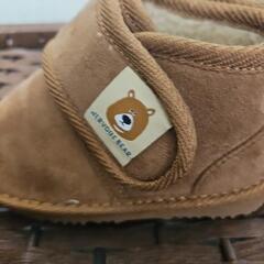 美品！フタフタ　ムートンブーツ　子供冬靴　サイズ14の画像