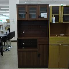 ※天板キズあり レンジボード こげ茶 TJ9174の画像