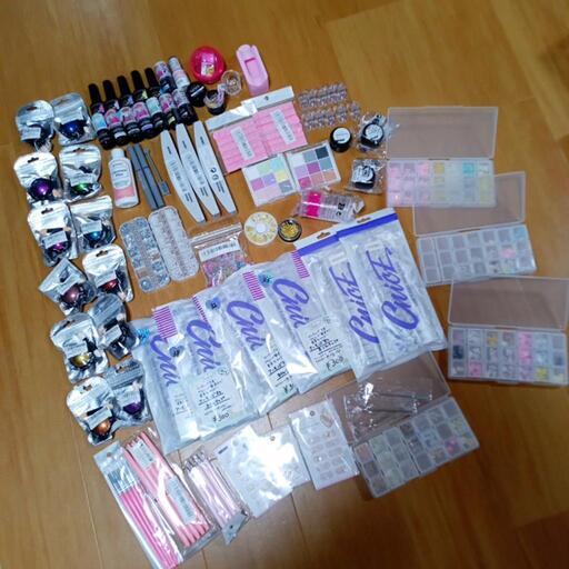 ジェルネイル ネイルパーツ ネイルチップ まとめ売り