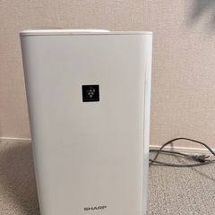 シャープの加湿器 プラズマクラスター搭載 ホワイト HV-J55W