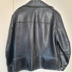 早い者勝ち 超希少 60年代 厚手馬革 ポリス レザージャケット 本革 Lサイズの画像