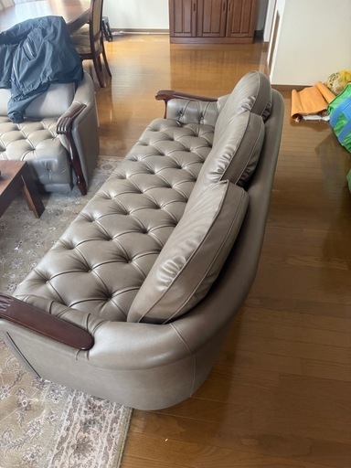 決まりました‼️マルニ家具 本革ソファー 3人がけ 美品
