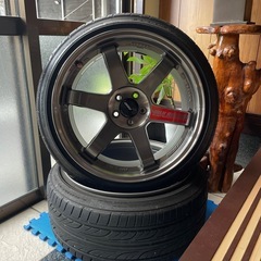 美品　RAYS te37 