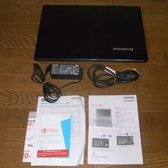 Lenovo G51-35 1.5GHz/メモリ：4GB/HDD:500GB/15.6インチ液晶/OS：Windows 10/マルチ/無線/ドライブ：DVD スーパーマルチ/ 収納バッグ付きの画像