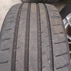 225/50R18 2本、245/45R18 2本　アルミ　タイヤ4本セット　No.71　スカイライン純正の画像