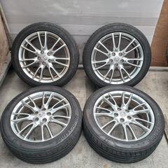 225/50R18 2本、245/45R18 2本　アルミ　タイ...