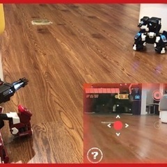 【お値下げ】 ¥70,000-　GJS ゲーミングロボット GEIO Red & BLUE 2機セットFPSの画像