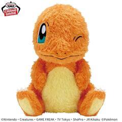 ヒトカゲ特大サイズぬいぐるみタグ付き　ポケモンの画像