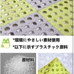 新品⭐️　お風呂マット 浴室内マット 洗い場 お風呂 滑り止め 防カビ 転倒防止 介護用の画像