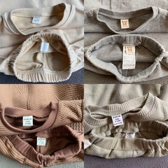 ベビー セットアップ トレーナー ニット 上下セット 70 80 秋冬 SHEIN 子供服の画像