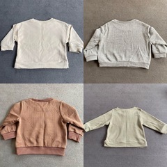 ベビー セットアップ トレーナー ニット 上下セット 70 80 秋冬 SHEIN 子供服の画像