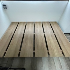 【取引確定】LOWYA すのこベッド　セミダブル