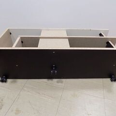 新札幌 朝日木材加工 AS-FEL980 TVラック ナチュラル キャスター付 テレビ台　幅98㎝ No.3013の画像