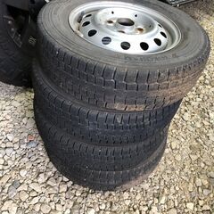☆彡軽自動車用・ホイル・スタッドレスタイヤ・４本セット！軽トラ・...
