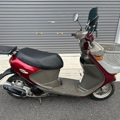 スズキ　レッツ4 バスケット　書類　鍵あり　バッテリー新品交換済み　エンジン始動参考動画あり　原付の画像