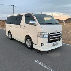 ハイエース★ディーゼルターボスーパーGL★車検７年２月★純正ナビ...