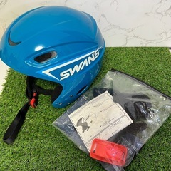 SWANS スキー　スノボー　ヘルメット　スワンズ　水色　雪遊び...