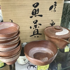信楽 煎茶具