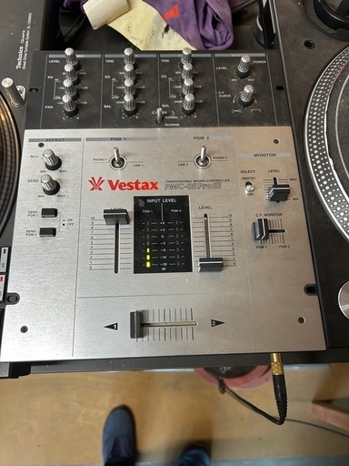 Technics SL-1200MK3D,SL-1200MK5,vestax 05pro ターンテーブル,ミキサー 動作品