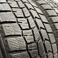 DUNLOP WINTER MAXX WM02 185/60R15 15インチ スタッドレス 4本 21年製 バリ溝 カローラフィールダー スイフト MINI等　(MTR292)クレジットカード QRコード決済可能の画像