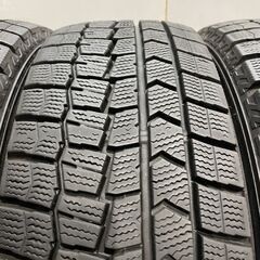 DUNLOP WINTER MAXX WM02 185/60R15 15インチ スタッドレス 4本 21年製 バリ溝 カローラフィールダー スイフト MINI等　(MTR292)クレジットカード QRコード決済可能の画像