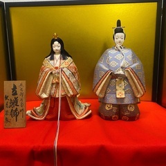 雛人形、台座、金屏風、セットでどうぞ。の画像