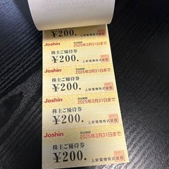 上新電機　株主ご優待券 　の画像