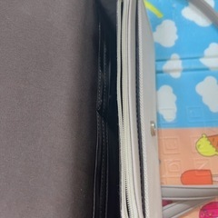 リング付きショルダーバッグ グレーの画像